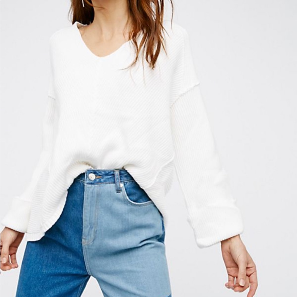 Free People Oversized Knit Sweater